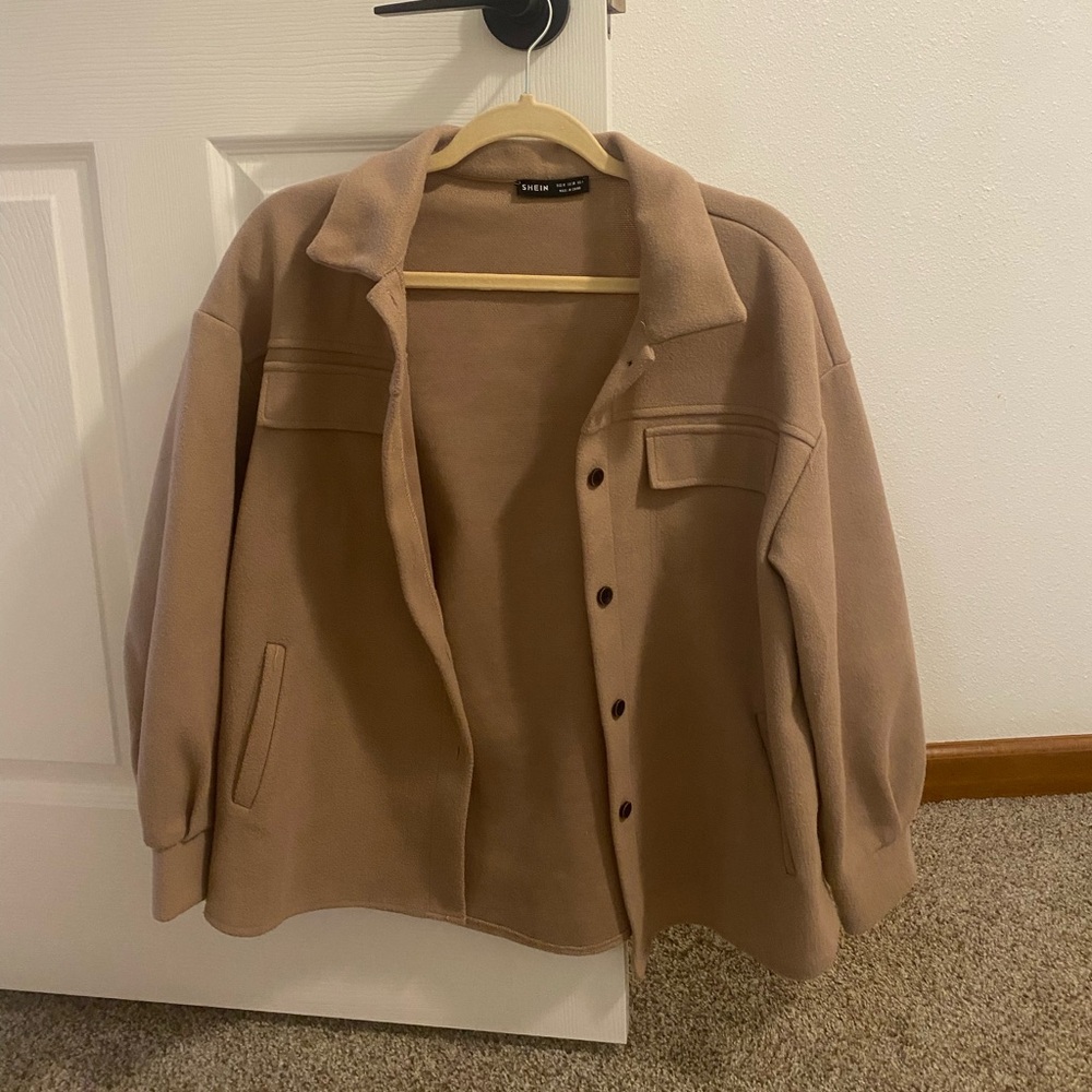 Button Down Shacket (Size M)